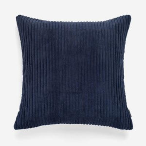 Corduroy Flocking Velvet Cushion Cover marie antonette 45x45cm Blue 