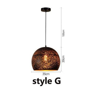 Wind Pendant Marie Antonette model G ST64 40w warm 220v 