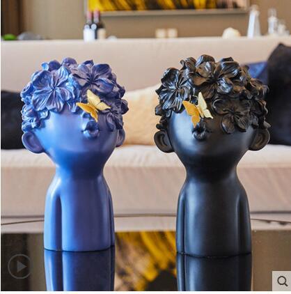Butterfly nose Marie Antonette Blue (L) Black (L) 
