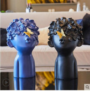 Butterfly nose Marie Antonette Blue (L) Black (L) 