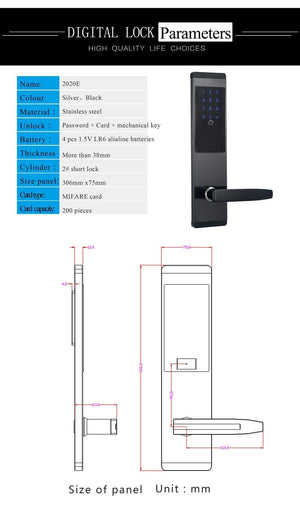 Keyless Digital Door Lock Marie Antonette 