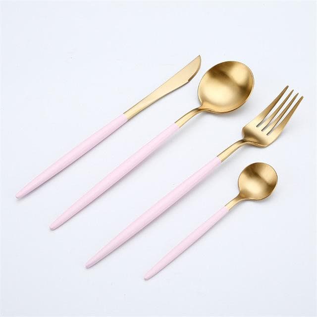 Diana Flatware set marie antonette Powder Pink 