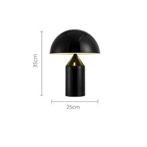 Mushroom Lamp Marie Antonette Black-Small 