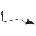 Kovo Swing Arm Lamp Marie Antonette 1 Arm Black 