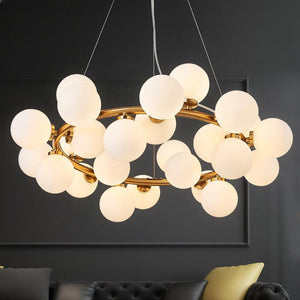 Globe Cluster Chandelier Marie Antonette 