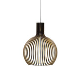 Carmen Natural Wood Pendant Marie Antonette black exterior Size 45cm (17.72") 