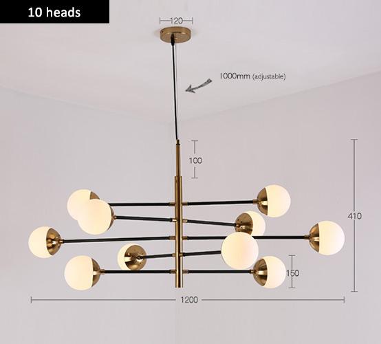 Solaire Chandelier Marie Antonette 10 heads 