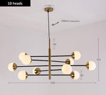 Solaire Chandelier Marie Antonette 10 heads 