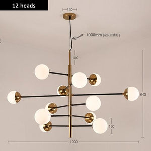 Solaire Chandelier Marie Antonette 12 heads 