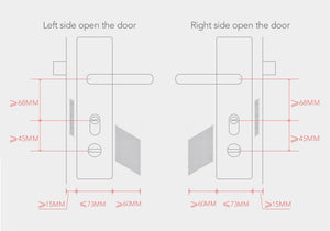 Sherlock Fingerprint + Password Smart Door Lock Marie Antonette 