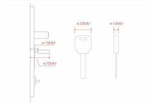 Sherlock Fingerprint + Password Smart Door Lock Marie Antonette 