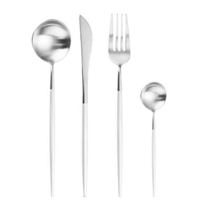 Diana Flatware set marie antonette White Silver 