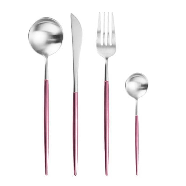 Diana Flatware set marie antonette Pink Silver 