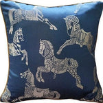 Paso Fino Cushion Cover marie antonette 18"x18" Blue 