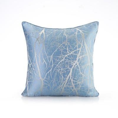 50x30/45x45cm luxury blue grey jacquard pillowcase cushion cover decorative sofa abstract geometric throw pillow cover backrest marie antonette R45x45cm 