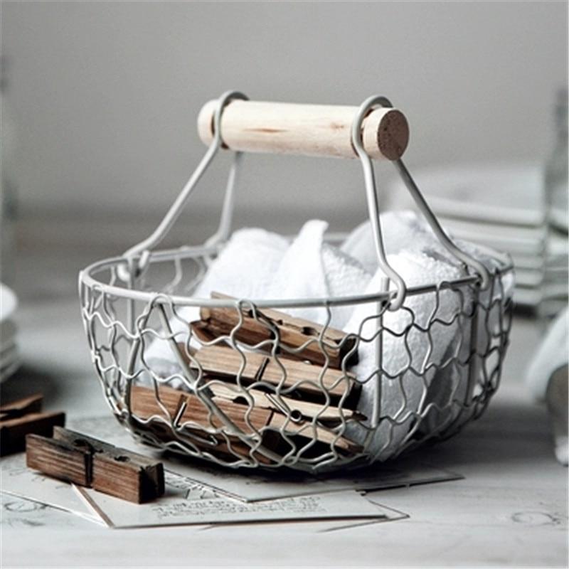 Farmhouse Basket Marie Antonette WHITE 