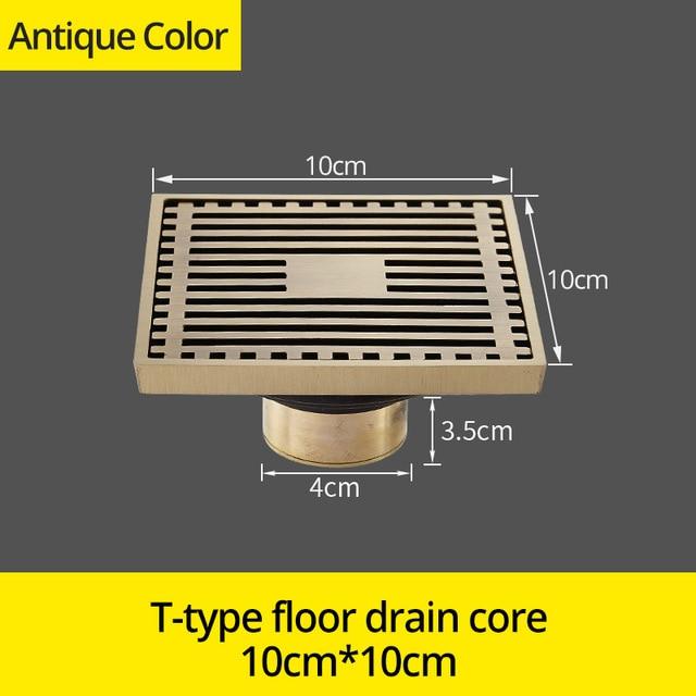 Gates Shower Floor Drain Marie Antonette Antique 811521F-T 