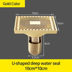 Gates Shower Floor Drain Marie Antonette Gold 811521K-U 