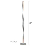 Torsion LED Floor Lamp Marie Antonette 