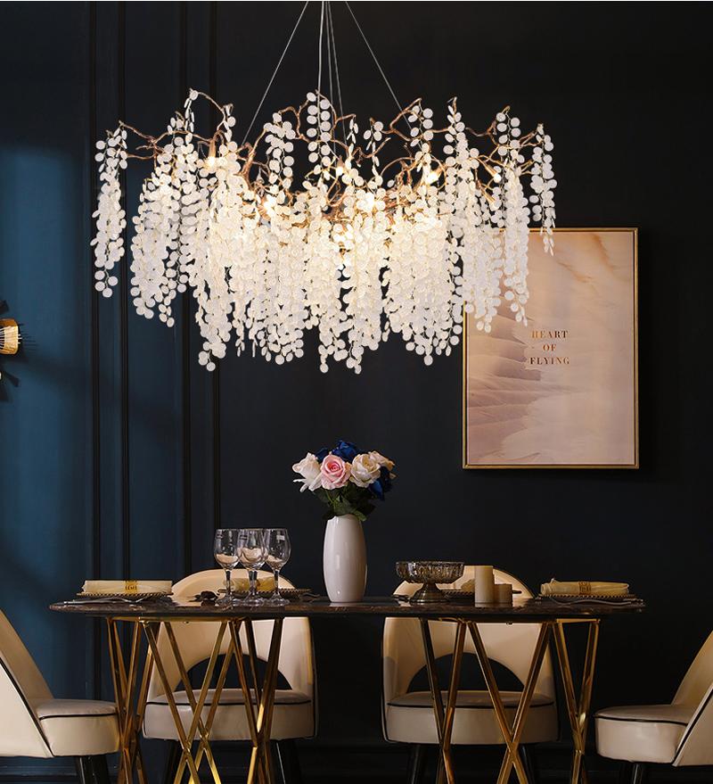 French Leaf Chandelier Marie Antonette 