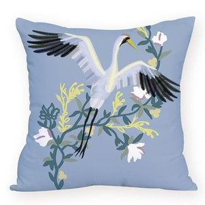 Colorful Crane Bird Cushion Cover Marie Antonette soft 45-45cm L875 L875-11 