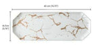 Kintsugi Marie Antonette polyrectangular white 