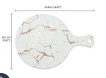 Kintsugi Marie Antonette round white 