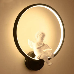 Violinist Sconce Marie Antonette black 4 warm white 