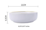 Classic Helen Tableware Marie Antonette White big bowl 